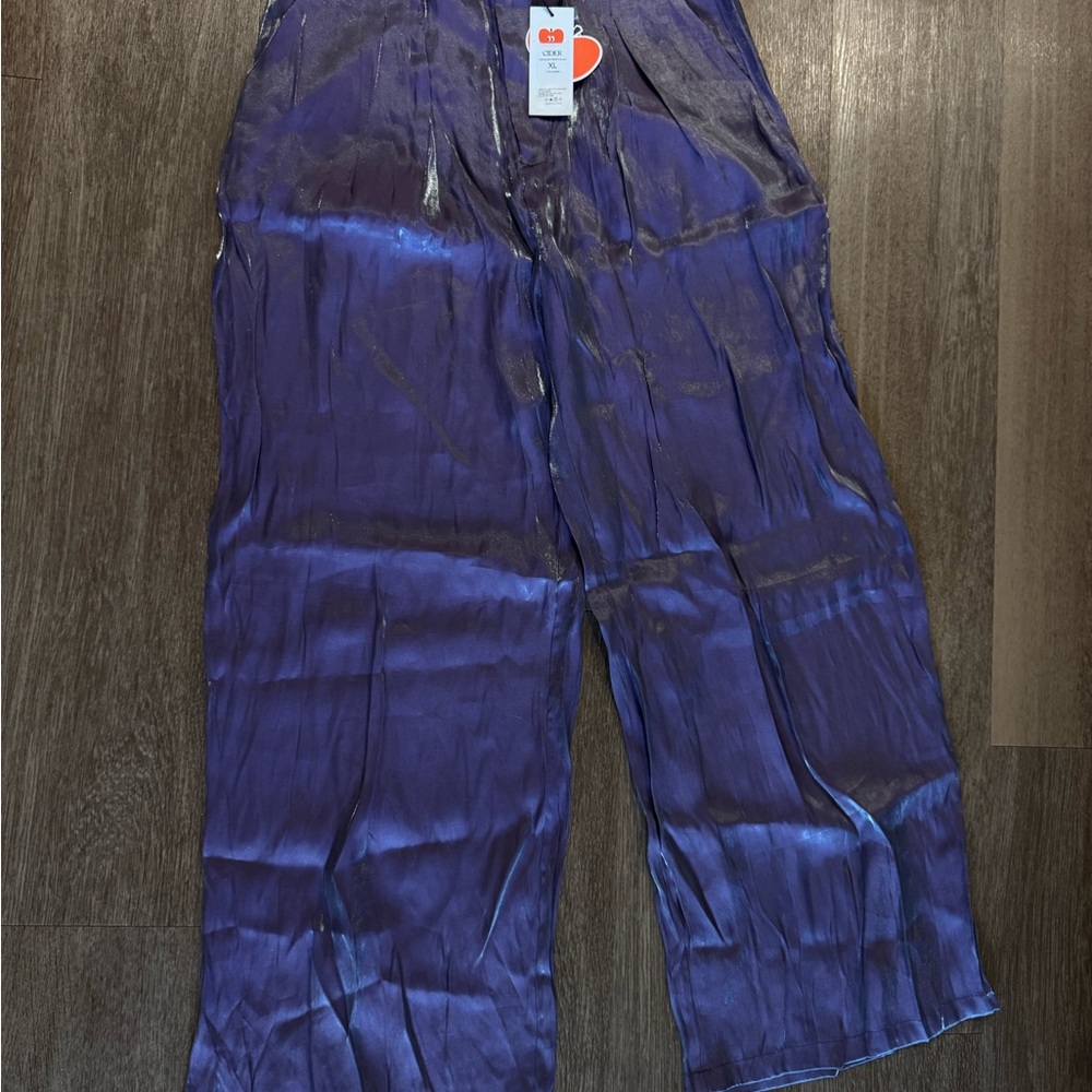Cider Shimmering Purple Pants